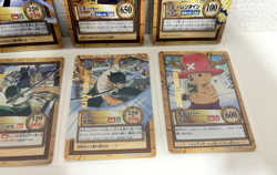 One Piece Carddass Hyper Battle Gold Foil Stamping Set of 10 Japanese Rare - Image 5