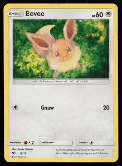 Eevee 12/12 Promo McDonald's Promos 2019 Holo Pokemon Card - Image 1