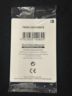 Psyduck SM199 Holo Detective Pikachu Promo Target Exclusive Sealed Pokemon Card - Image 2