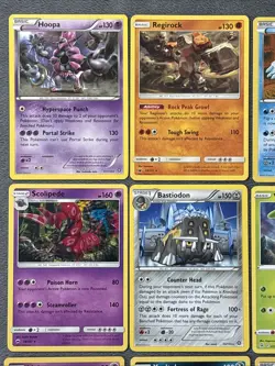 All Rare Non Holo Pokemon Cards Lot Meloetta Milotic Politoed Zeraora Hoopa + - Image 2