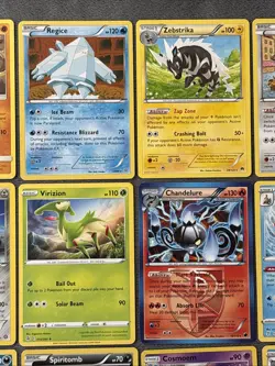 All Rare Non Holo Pokemon Cards Lot Meloetta Milotic Politoed Zeraora Hoopa + - Image 3