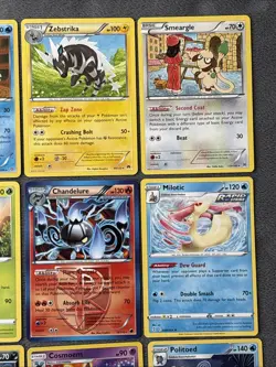 All Rare Non Holo Pokemon Cards Lot Meloetta Milotic Politoed Zeraora Hoopa + - Image 4