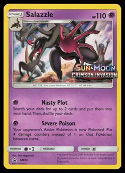 Salazzle SM73 Promo SM Promos Pokemon Card - Image 1