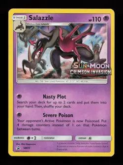 Salazzle SM73 Promo SM Promos Stamped Pokemon Card - Image 1