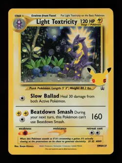 Light Toxtricity SWSH137 SWSH: Sword & Shield Promo Heavily Played Pokemon Card - Image 1