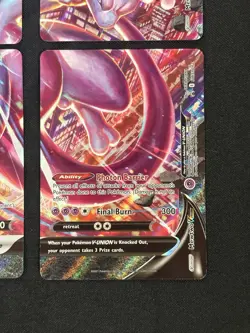 Mewtwo V-UNION Promo Holo 4 Card Lot V-UNION SWSH159-162 Pokemon Card - Image 4