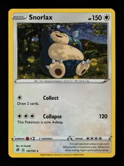 Snorlax 141/192 Cosmos Holo Miscellaneous Cards & Products Promo Pokemon Card - Image 1