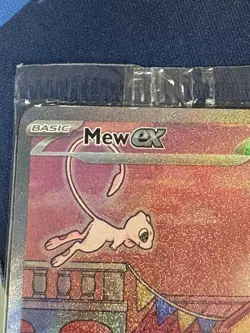 Mew ex 053 Sv: Scarlet & Violet Promo Cards Holo - SEALED - Image 3