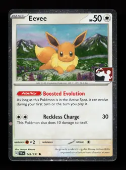 Eevee 143/191 Promo,FOIL Prize Pack Series Cards Pokemon Card - Image 1