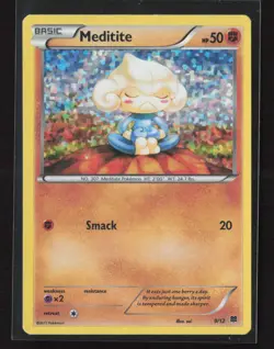 Meditite 9/12 Promo Holo McDonald's Promos 2015 Pokemon Card - Image 1