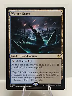 MTG Watery Grave Edge of Eternities 0261 Magic the Gathering Card Shock Land - Image 1