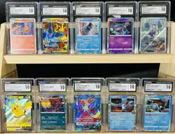 Pokemon TCG Bundle 10 Cards Lot Holos- All Graded 10 GEM MINT by CGC🔥📈🔥📈🔥 - Image 1