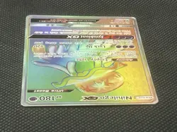 Nihilego GX 114/111 SM Crimson Invasion Secret Rare Ultra Beast Pokemon TCG Card - Image 5