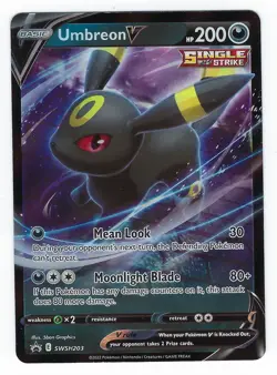 #SWSH203 Umbreon V Promo | SWSH: Sword & Shield Promo Cards Near Mint or Better - Image 1
