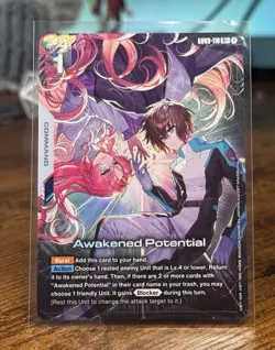 ENGLISH Gundam Card Game Awakened Potential GD03-118 R+ Alt Art Foil - Image 1