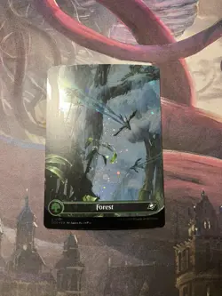 Forest (0371) - Borderless - Galaxy Foil - Edge of Eternities - MTG - Image 1