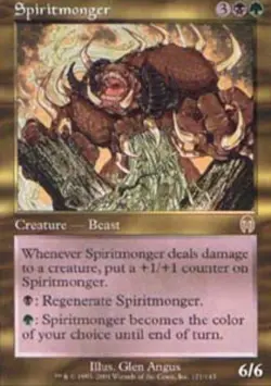 [1x] Spiritmonger Played, English Apocalypse MTG Magic - Image 1