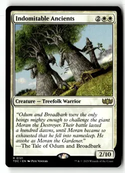 Indomitable Ancients 121 Commander: Tarkir: Dragonstorm Magic: The Gathering NM - Image 1
