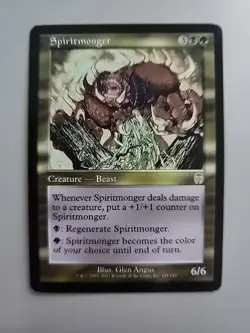 MTG Spiritmonger Apocalypse Regular Rare LP - Image 1