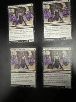 MTG 4x Disciple of the Vault Mirrodin 62/306 Regular Common LP / NM - Image 1