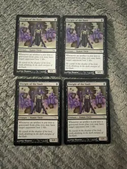 MTG 4x Disciple of the Vault Mirrodin 62/306 Regular Common LP / NM - Image 3