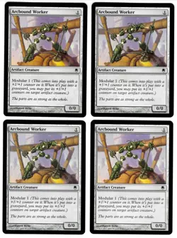 MTG x4 Archbound Worker Darksteel - Artifact - Magic the Gathering - Image 1