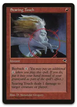 Searing Touch #201 (NM) Tempest TMP Magic MTG - Image 1