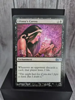 MTG Magic the Gathering Liliana's Caress Magic 2011 #103 - Image 1