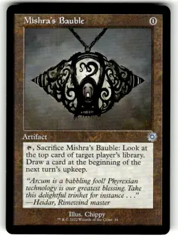 The Brothers' War Retro Artifacts Mishra's Bauble Masterpiece/Uncommon - Image 1