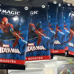 Spider-Man play booster pack (Lot of 9) New sealed Magic The Gathering + Bonus - Image 2