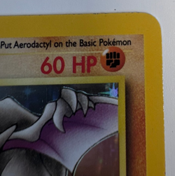 Aerodactyl Pokemon Card Holo 1/62 Fossil Set Rare Vintage 1999 Original LP/MP - Image 4