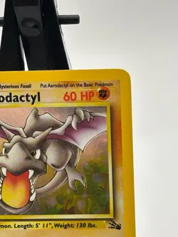 Aerodactyl 1/62 Fossil Holo Rare Pokemon Card LP - Image 4