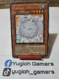 Yu-Gi-Oh Cloudian Cirrostratus GLAS 1st Edition Rare Light Played - Image 1
