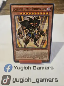 Yu-Gi-Oh Exodius The Ultimate Forbidden Lord MIL1 1st Common Light Played - Image 1