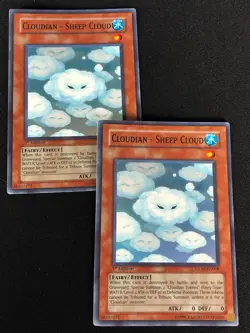 YUGIOH CLOUDIAN SHEEP CLOUD GLAS-EN008 1ST SUPER X2 (NM) - Image 1