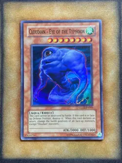 Yugioh Cloudian - Eye of the Typhoon GLAS-EN005 Super Rare NM - Image 1