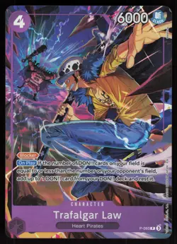 One Piece Promotion Cards #P-093 Trafalgar Law (Illustration Box Vol.6) - Image 1