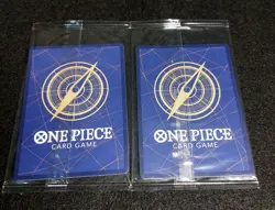 One Piece TCG Monkey.D.Luffy Promo P-037 EN Anime Expo 2023 Set of 2 - Image 2