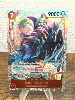 One Piece Roronoa Zoro EB04-007 SR ENGLISH OP15 - Image 1