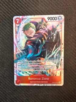 One Piece TCG Roronoa Zoro - Adventure on Kami's Island (OP15-EB04) SR Foil - Image 1