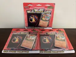 3x Pokemon TCG Charmander Tech Sticker Collection Ascended Heroes 3 Pack Blister - Image 1