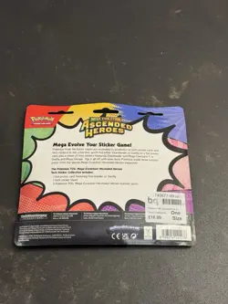 Pokemon TCG Tech Sticker Collection. Ascended Heroes 3 Pack Blister Charmander - Image 4