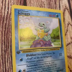 Pokemon Card - German 1st Edition Schiggy Squirtle (63/102) Base Set ***NM*** - Image 2