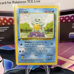 Pokemon TCG: Squirtle (Schiggy) - 63/102 - Base Set - 1st Edition - NM (German) - Image 3