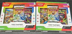 (2) Pokemon First Partner Series 1 Illustration Collection Brand New Sealed - Image 1