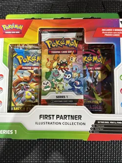 (2) Pokemon First Partner Series 1 Illustration Collection Brand New Sealed - Image 2