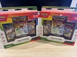 2x Pokemon TCG First Partner Illustration Collection Series 1 SLIGHT DAMAGE - Image 1