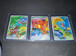 Pokemon TCG First Partner Illustration Collection Series 1 Kanto Starter Set - Image 1