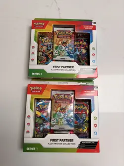 2x Pokemon First Partner Illustration Collection Series 1 SEALED TCG English - Image 1