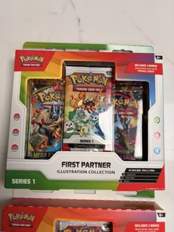 2x Pokemon First Partner Illustration Collection Series 1 SEALED TCG English - Image 2